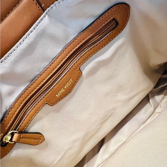 Nine West Sutton Place Tote in Caramel - NWT - Picture 8 of 13